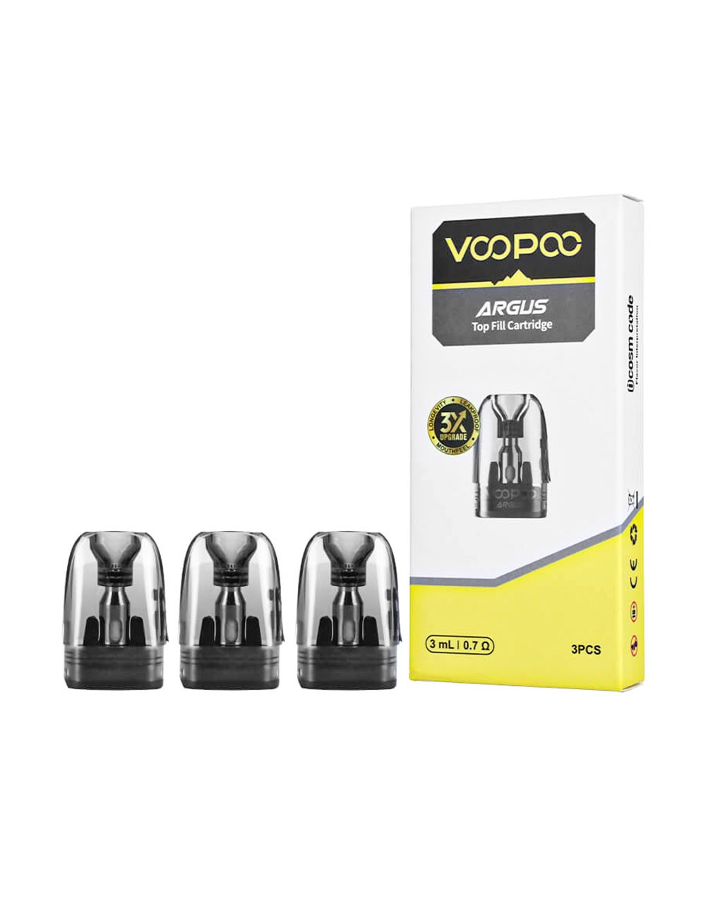 Картриджи VOOPOO Argus Top FIll (0.7 om,3 ml) 3 Buc/Pachet